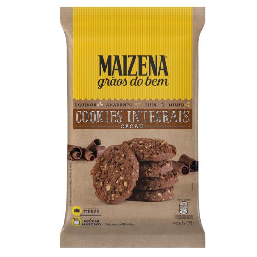 Cookies Integrais Maizena Grãos do Bem Cacau 120 GR - Imagem em destaque