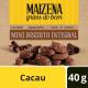 Mini Biscoito Integral Maizena Grãos do Bem Cacau 40 g - Imagem 1625314_1.jpg em miniatúra