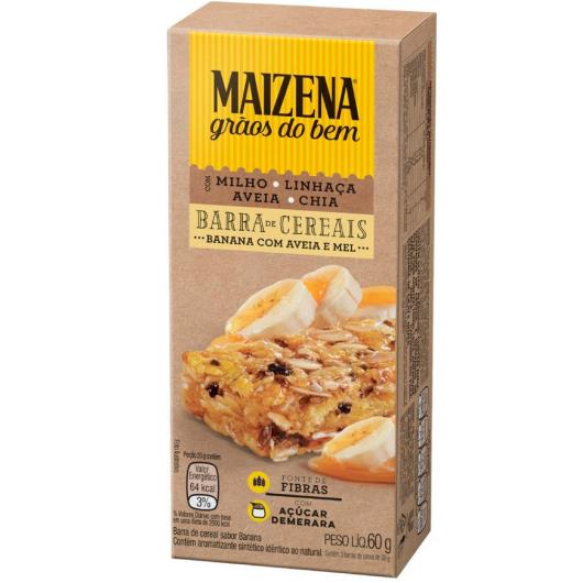 Barra Cereal Maizena Castanha Banana Aveia e Mel 60g - Imagem em destaque