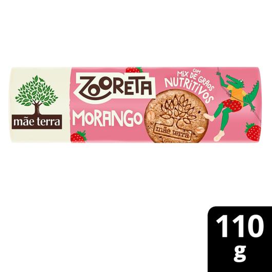 Biscoito orgânico morango Mãe Terra Zooreta 110g - Imagem em destaque