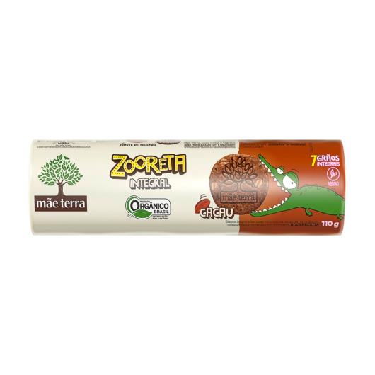 Biscoito Integral Orgânico Cacau Mãe Terra Zooreta Pacote 110g - Imagem em destaque