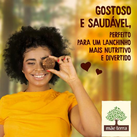 Biscoito Integral Orgânico Cacau Mãe Terra Zooreta Pacote 110g - Imagem em destaque