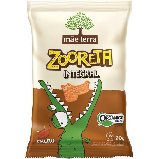 BISCOITO INTEGRAL MÃE TERRA ZOORETA ORGÂNICO CACAU 20g - Imagem em destaque