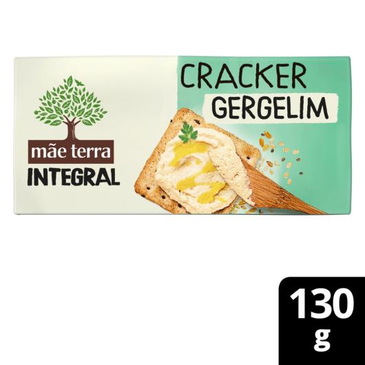 Biscoito Cracker Mãe Terra Gergelim Orgânico 130g - Imagem em destaque