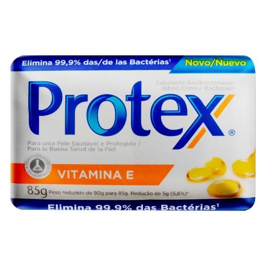 Sabonete Barra Antibacteriano Protex Vitamina E Envoltório 85g - Imagem em destaque