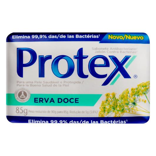 Sabonete Barra Antibacteriano Erva-Doce Protex Envoltório 85g - Imagem em destaque