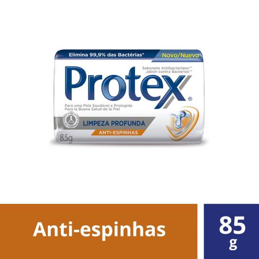 Sabonete limpeza profunda anti espinhas Protex 85g - Imagem em destaque