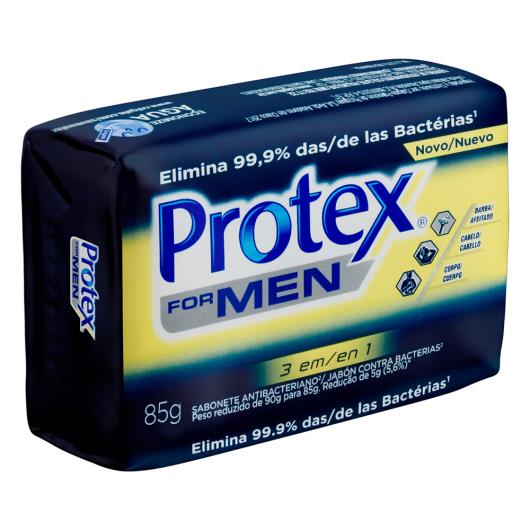 Sabonete Barra Antibacteriano Protex For Men Envoltório 85g - Imagem em destaque