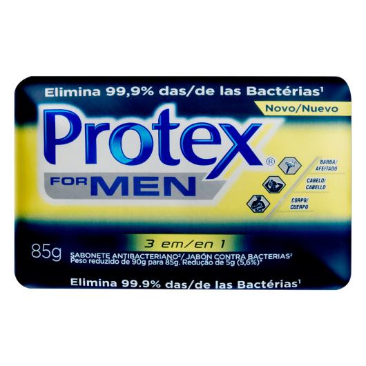 Sabonete Barra Antibacteriano Protex For Men Envoltório 85g - Imagem em destaque