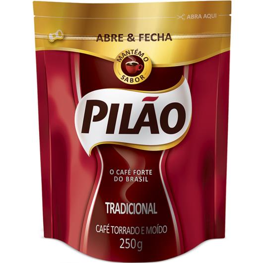 Café Pilão Tradicional BAG Abre e Fecha 250g - Imagem em destaque