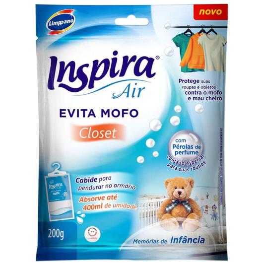 Desumidificador Closet Memórias de infância Limppano Inspira Air pacote 200g - Imagem em destaque