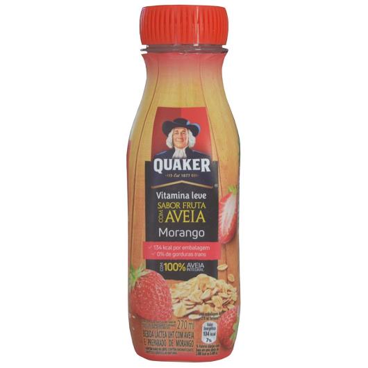 Bebida Láctea Quaker Vitamina de morango 270g - Imagem em destaque