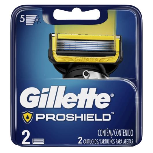 Carga para Aparelho de Barbear Gillette Fusion Proshield 2 unidades - Imagem em destaque