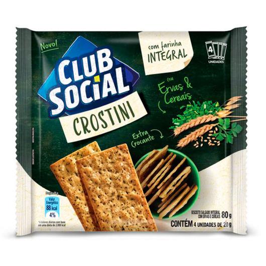 Biscoito CLUB SOCIAL Crostini Ervas e Cereais (4 Unidades) 80g - Imagem em destaque