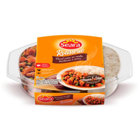 Pernil suíno ao mollho Barbecue e arroz Resfriado Seara 350 g - Imagem em destaque