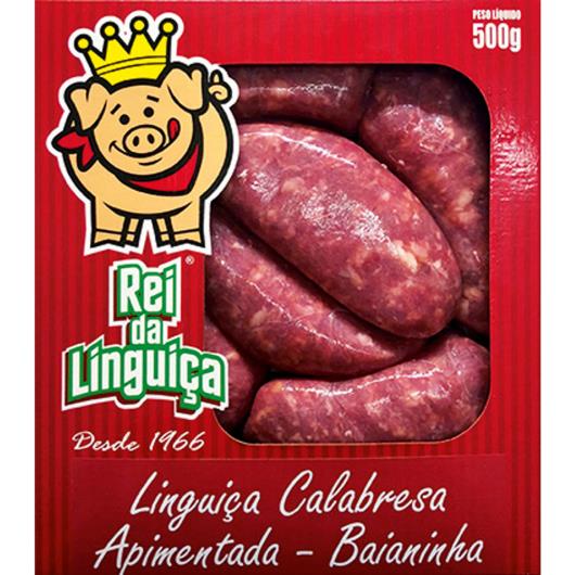 Linguiça Rei da Linguiça Calabresa Apimentada Baianinha 500g - Imagem em destaque