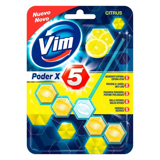 detergente sanitário poder x5 citrus vim 55g - Imagem em destaque