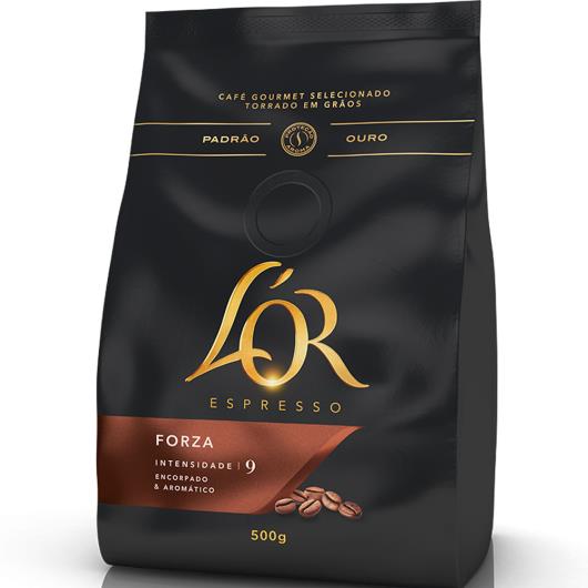 Café espresso forza torrado grãos L'or 500g - Imagem em destaque