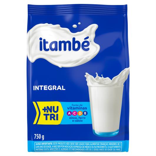 Leite em Pó Integral Itambé Pacote 750g - Imagem em destaque