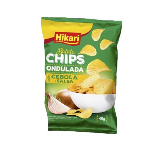 Batata Hikari Chips Ondulada Cebola e Salsa 40g - Imagem em destaque