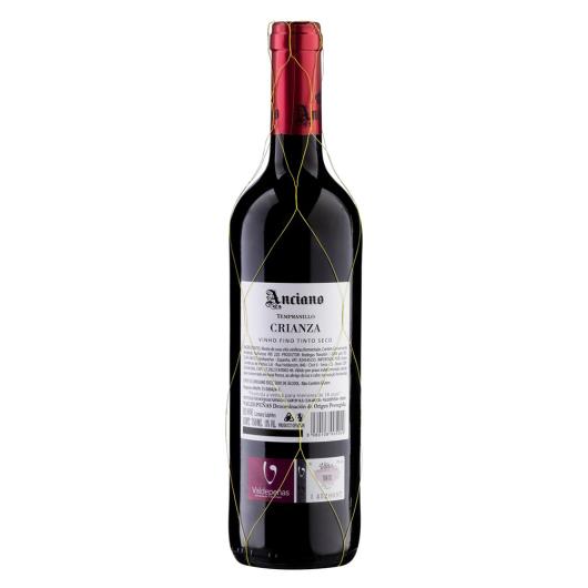 Vinho Espanhol Tinto Seco Crianza Anciano Tempranillo Valdepeñas Garrafa 750ml - Imagem em destaque