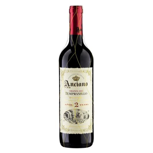 Vinho Espanhol Tinto Seco Crianza Anciano Tempranillo Valdepeñas Garrafa 750ml - Imagem em destaque