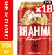 Cerveja Brahma Chopp Pilsen Lata 350ml Pack C/18 - Imagem 7891149102488.jpg em miniatúra