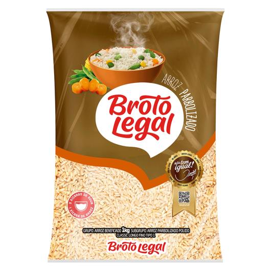 Arroz Parboilizado Tipo 1 Broto Legal Pacote 1kg - Imagem em destaque