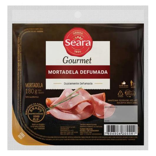 Mortadela Defumada Fatiada Seara Gourmet 180g - Imagem em destaque