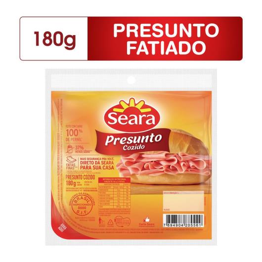 Presunto fatiado cozido Seara 180g - Imagem em destaque