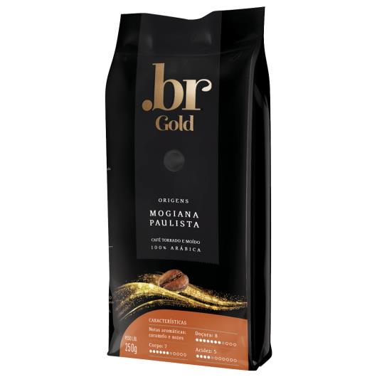 Café Mogiana paulista torrado moído Gold Br 250g - Imagem em destaque