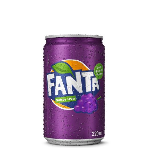 Refrigerante Fanta Sabor Uva LATA 220ML - Imagem em destaque