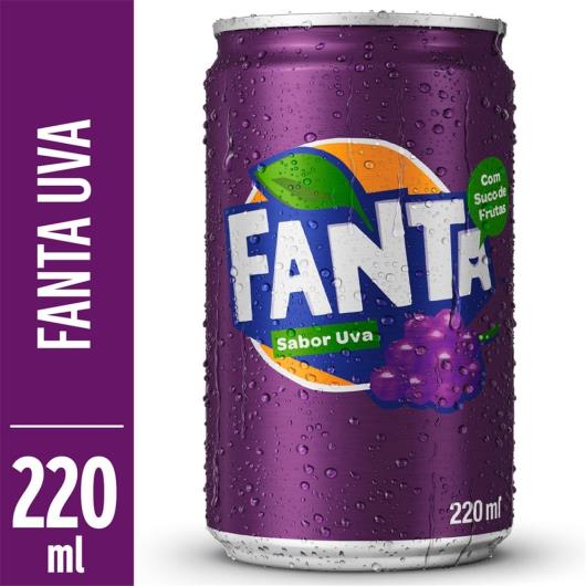 Refrigerante Fanta Sabor Uva LATA 220ML - Imagem em destaque