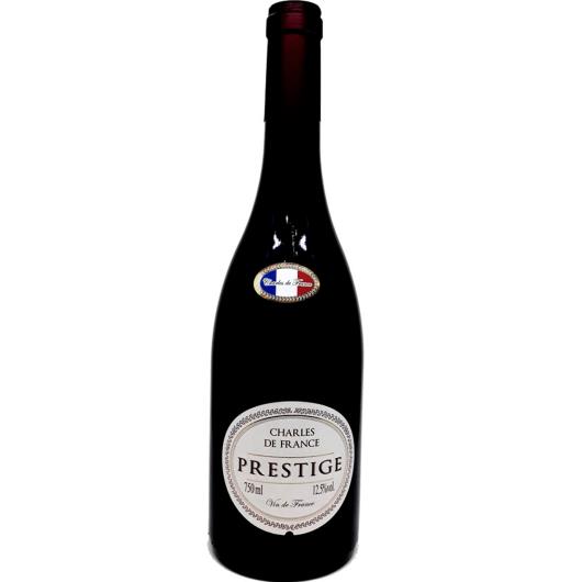 Vinho tinto Charles France Prestige vidro 750ml - Imagem em destaque