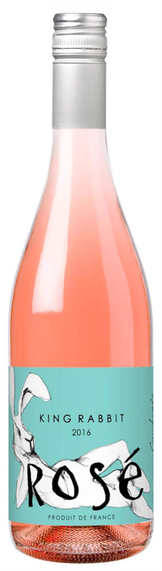 Vinho francês rose King Rabbit vidro 750ml - Imagem em destaque