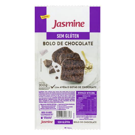 Bolo Chocolate com Gotas de Chocolate sem Glúten Jasmine 300g - Imagem em destaque