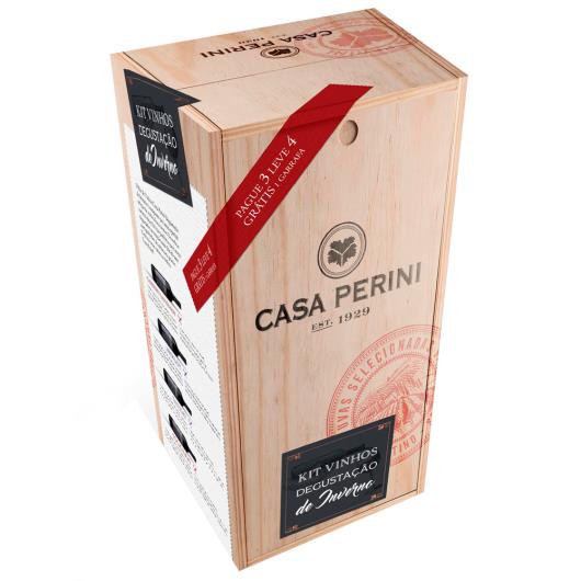 Kit Vinhos Casa Perini Degustação de Inverno Seleção c/ 4 unidades - Imagem em destaque