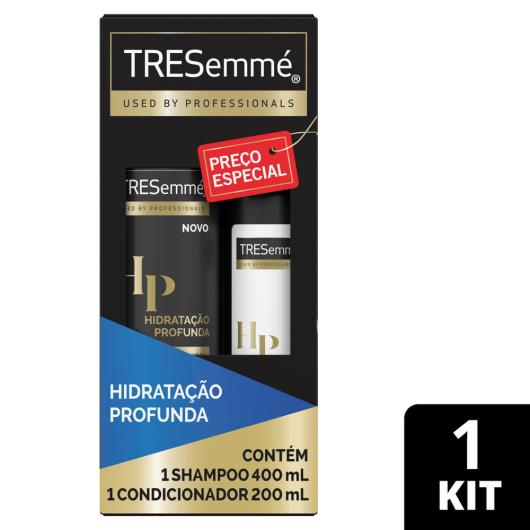 Shampoo e Condicionador Tresemmé Hidratação Profunda 400ml e 200ml - Imagem em destaque