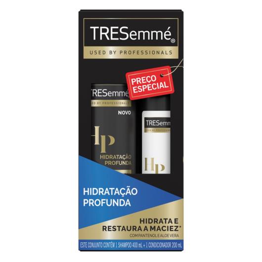 Shampoo e Condicionador Tresemmé Hidratação Profunda 400ml e 200ml - Imagem em destaque