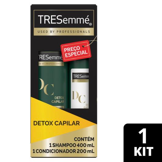 Shampoo e Condicionador Tresemmé Detox Capilar 400ml e 200ml - Imagem em destaque