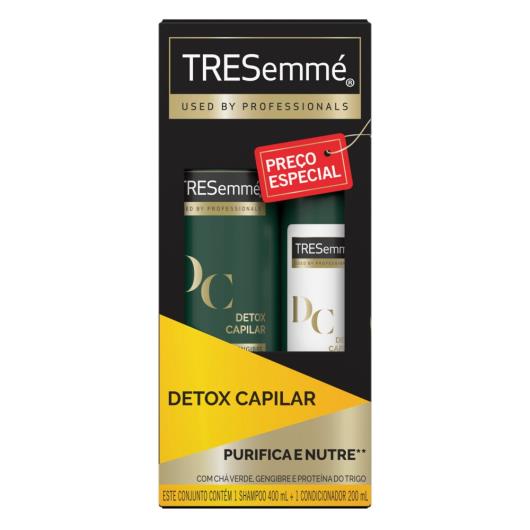 Shampoo e Condicionador Tresemmé Detox Capilar 400ml e 200ml - Imagem em destaque