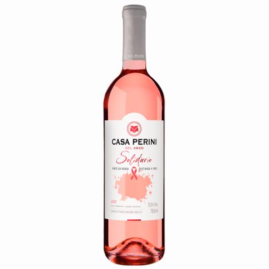 Vinho Nacional Rosé Casa Perini vidro 750ml - Imagem em destaque