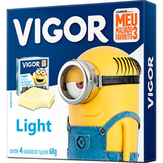 Queijo processado minions light vigor 68g 4un - Imagem em destaque