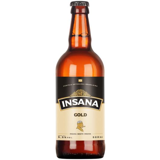 Cerveja Insana Gold garrafa 500ml - Imagem em destaque