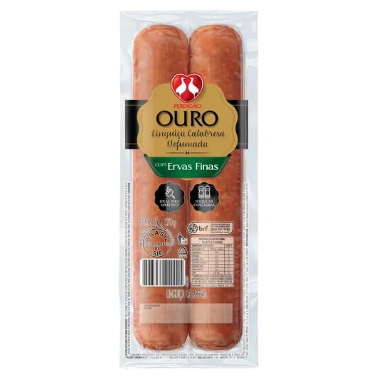 Linguiça Calabresa Defumada com Ervas Finas Ouro PERDIGÃO 270g - Imagem em destaque