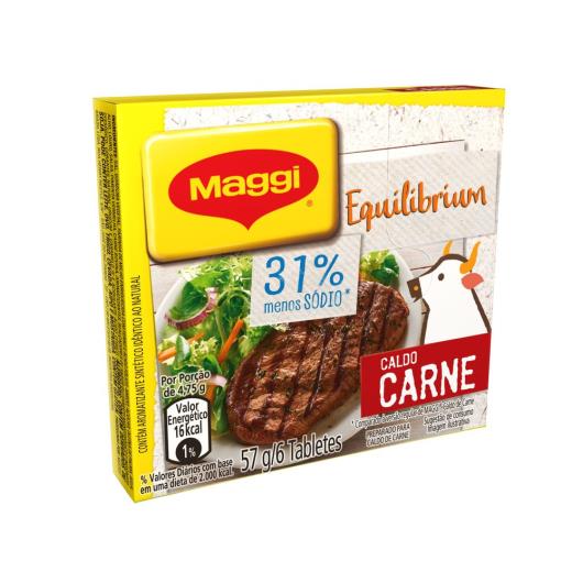 MAGGI Equilibrium Carne Caldo Tablete 57g - Imagem em destaque