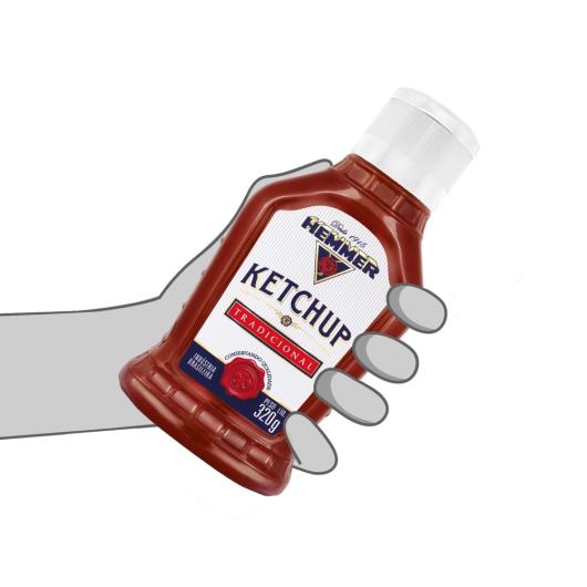 Ketchup Tradicional Hemmer 320g - Imagem em destaque