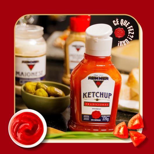 Ketchup Tradicional Hemmer 320g - Imagem em destaque