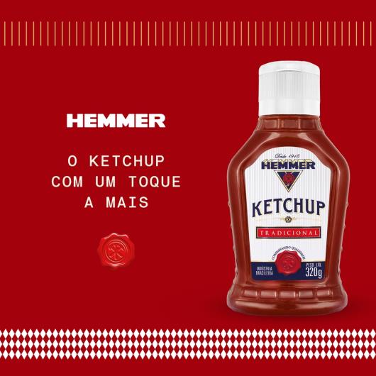 Ketchup Tradicional Hemmer 320g - Imagem em destaque