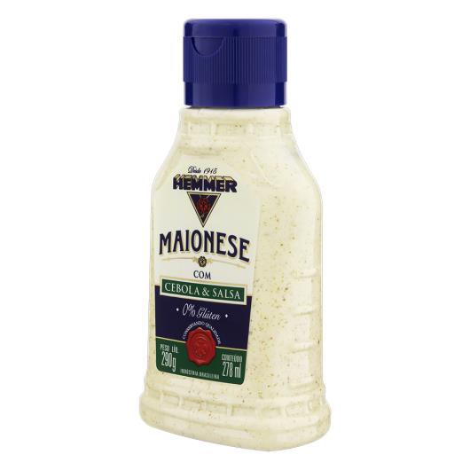 Maionese Hemmer c/ Cebola e Salsa Zero Glúten 290g - Imagem em destaque